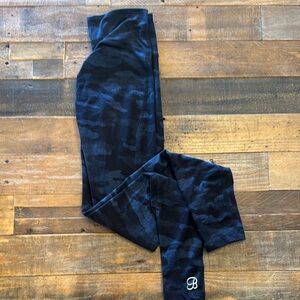 Bombshell Sportswear Dynamic Black and Blue Leggings